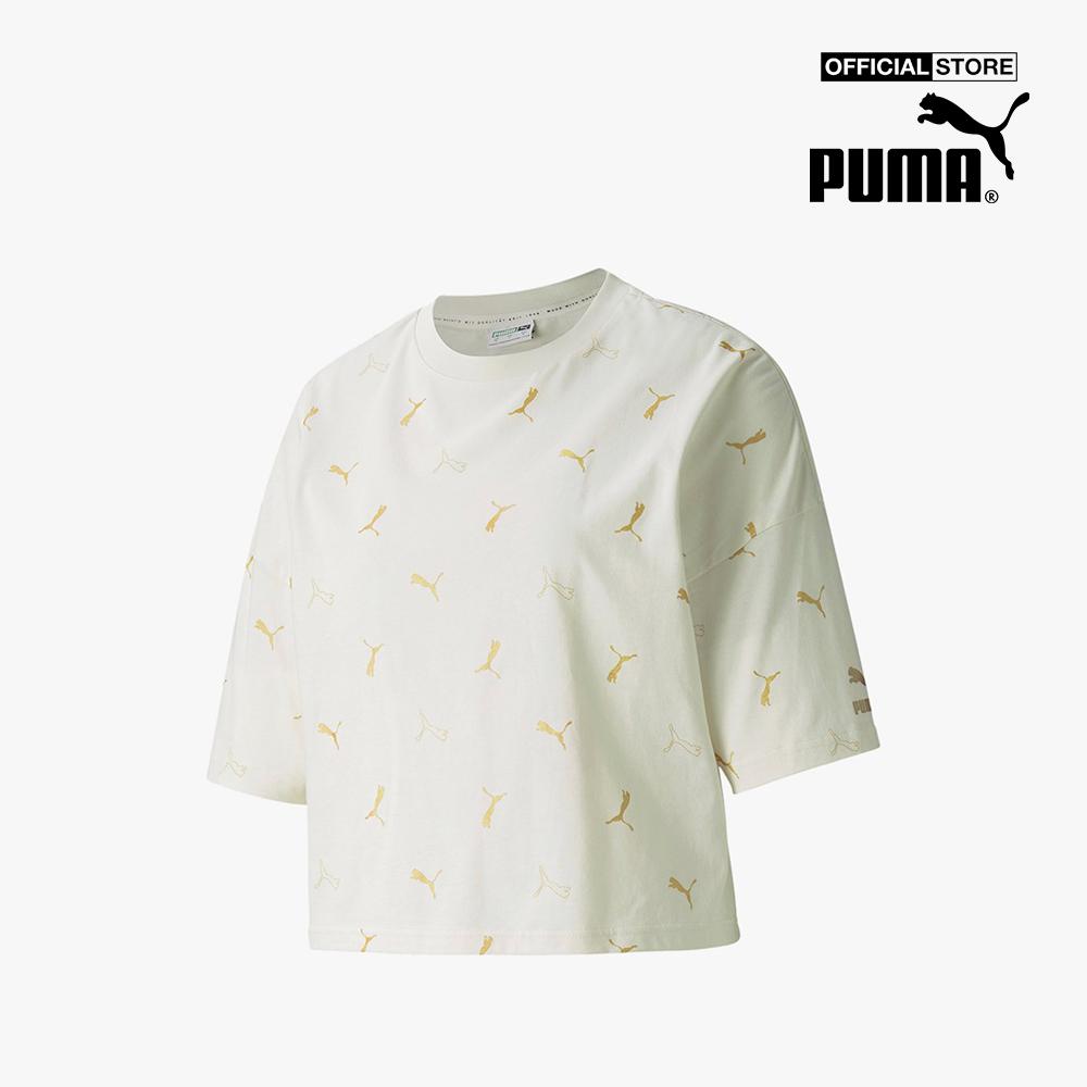 PUMA - Áo thun nữ ngắn tay Classics Graphics Printed 531633