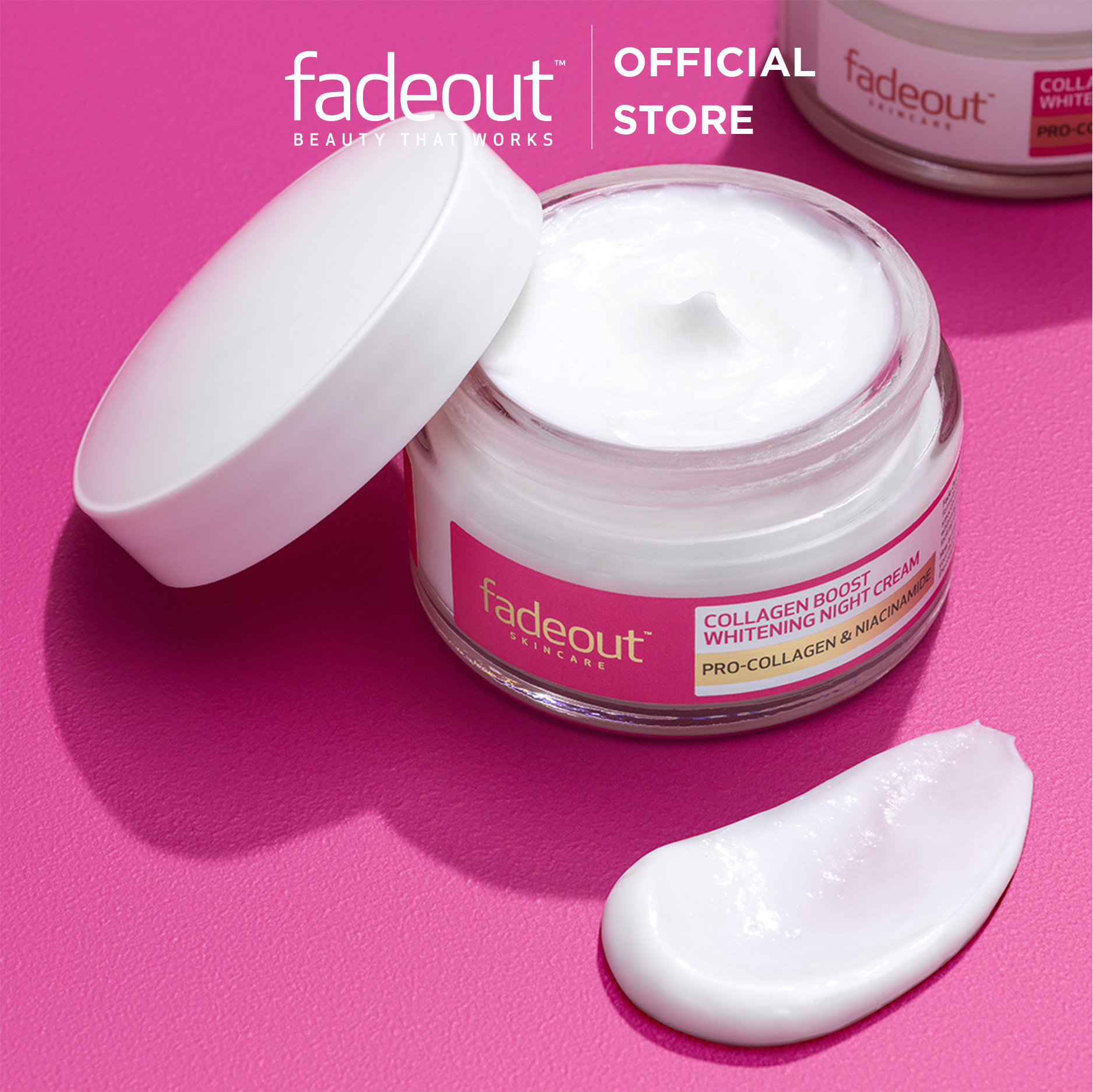 KEM DƯỠNG TRẮNG DA TĂNG CƯỜNG COLLAGEN BAN ĐÊM - FADEOUT COLLAGEN BOOST WHITENING NIGHT CREAM 50ML
