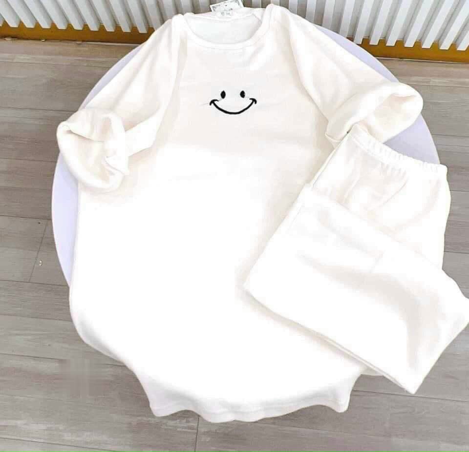 Bộ quần áo thun nữ tay lỡ phom rông cổ tròn, Set đồ bộ from rộng sang chảnh, đồ bộ thể thao nữ unisex ulzzang, bộ đồ mặc nhà nữ rộng thoải mái chất mát