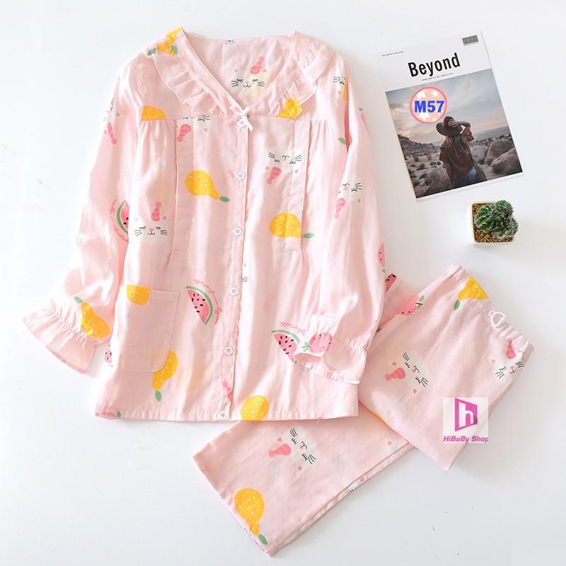 Pijama Sau Sinh (Thô Đũi) Mặc hè cực mát M3