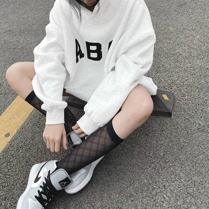 ÁO HOODIE unisex nam nữ - ÁO KHOÁC NỈ NGOẠI phối chữ ABC 7 (Ảnh Thật) HOOIDE MỚI