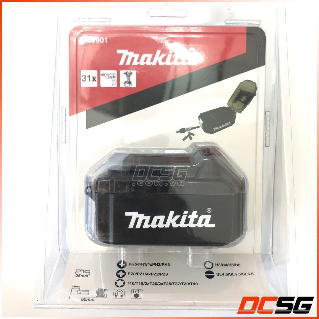 Mũi vít đựng trong hộp hình vỏ pin Makita B-69901