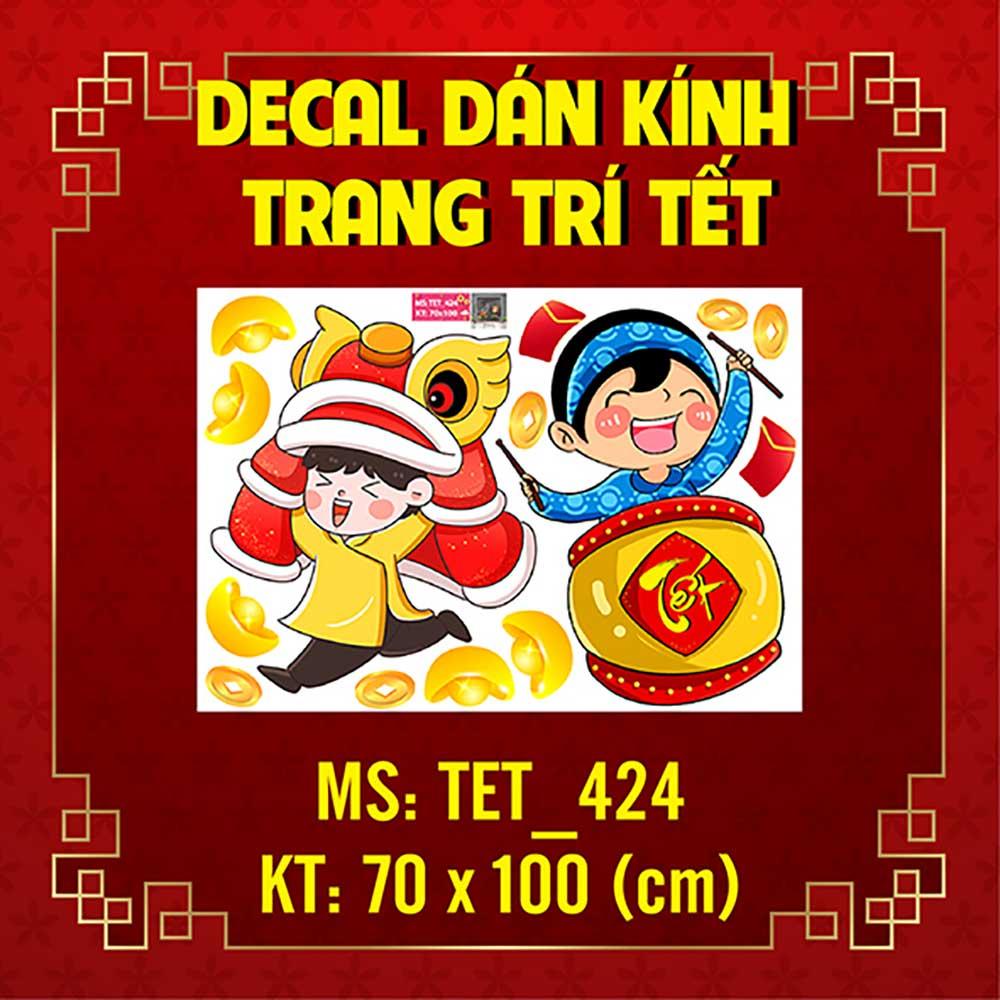 DECAL TRANG TRÍ TẾT 2023 COMBO SỐ 70