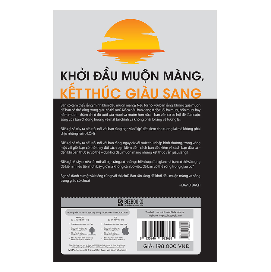 Khởi Đầu Muộn Màng  Kết Thúc Giàu Sang - Kế Hoạch Hành Động Để Tài Chính Vững Vàng