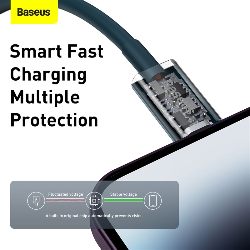 Cáp Sạc Nhanh C to iP DZ-KA Baseus Superior Series Fast Charging Data Cable Type-C to iP PD 20W (Hàng chính hãng)