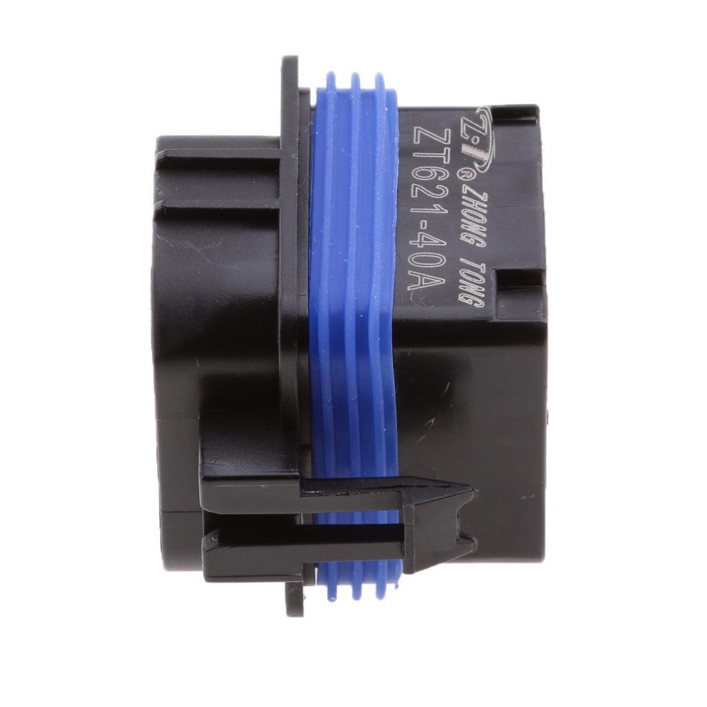3 Pieces Automotive 40A 5 Pin Relay Socket Connector Holder With Terminals