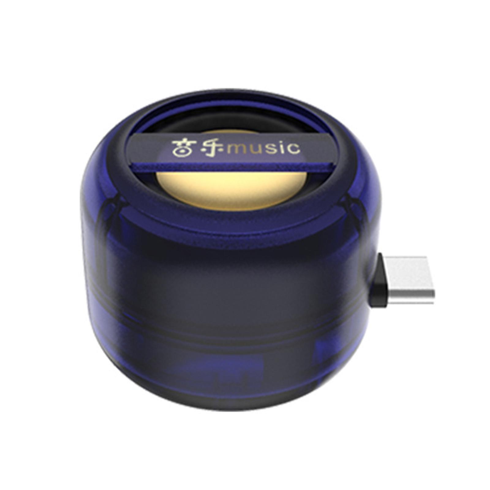 USB Phone Speaker Plug and Play w/   Blue