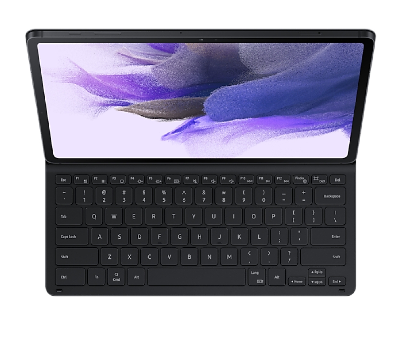 Bao Da Kèm Bàn Phím Book Cover Keyboard Slim Cho Máy Tính Bảng Samsung Galaxy Tab S7 Plus S7FE / Tab S8 Plus - Hàng Chính Hãng Nguyên Seal