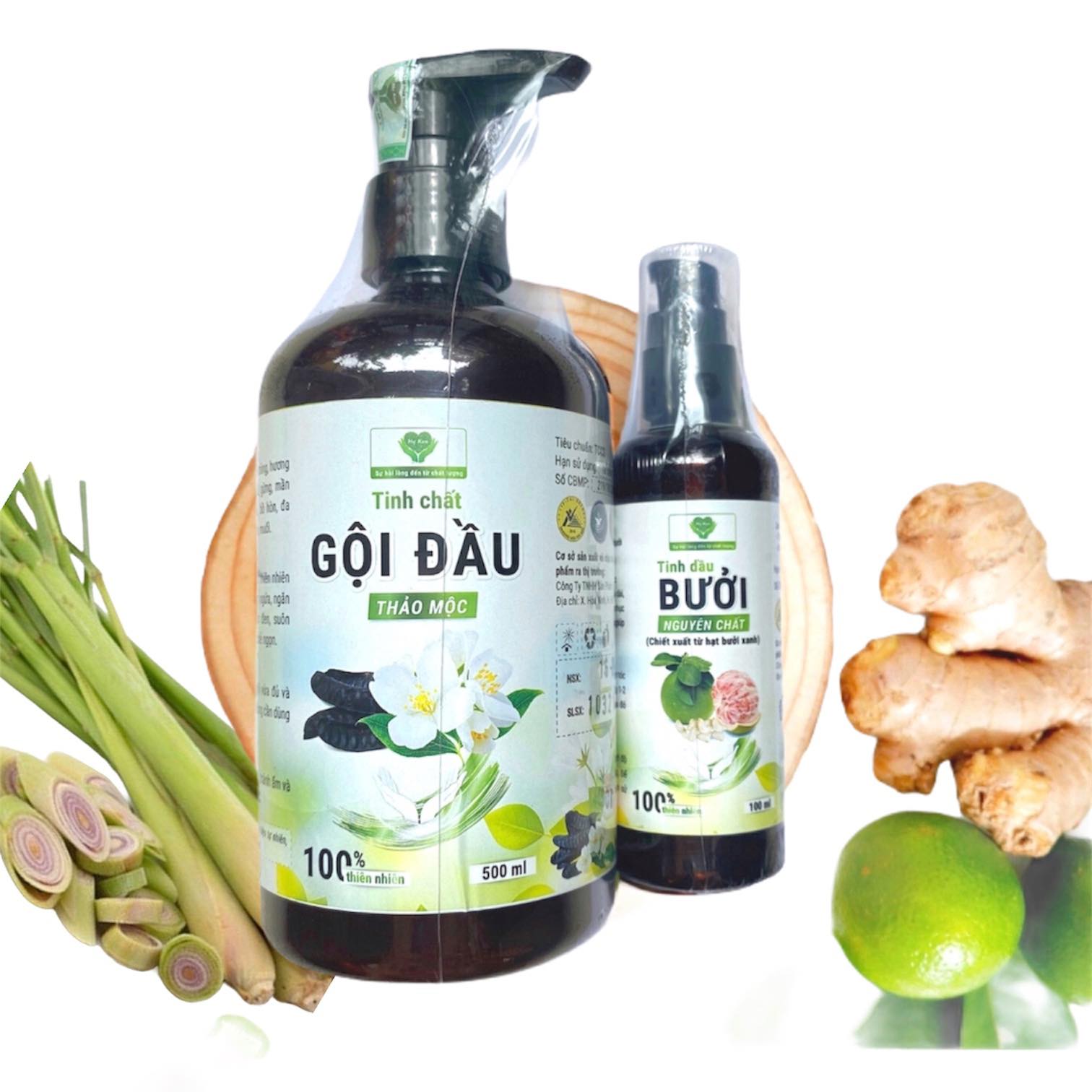 Combo Dầu Gội MẸ KEN 500ml & Tinh Dầu Bưởi MẸ KEN 100ml - kích thích mọc tóc, ngăn ngừa gãy rụng