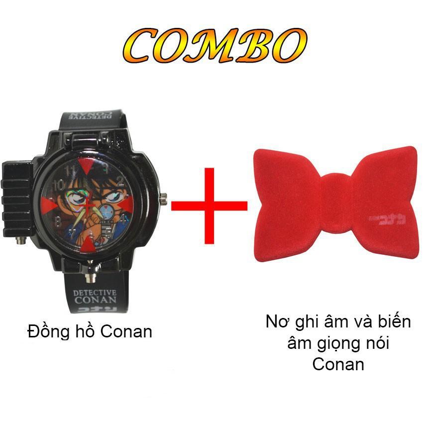Combo ĐH Conan Đeo Tay Bắn Laser Và Nơ Conan Ghi Âm Và Biến Âm Giọng Nói H(ngẫu nhiên