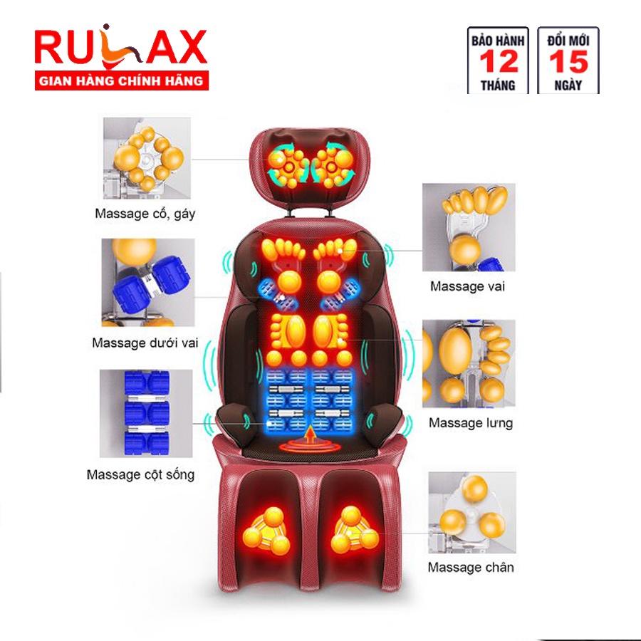 Ghế Đệm Massage Toàn Thân Hồng Ngoại Trị Liệu, Giảm Đau Nhức Xương Khớp Phiên Bản 2021