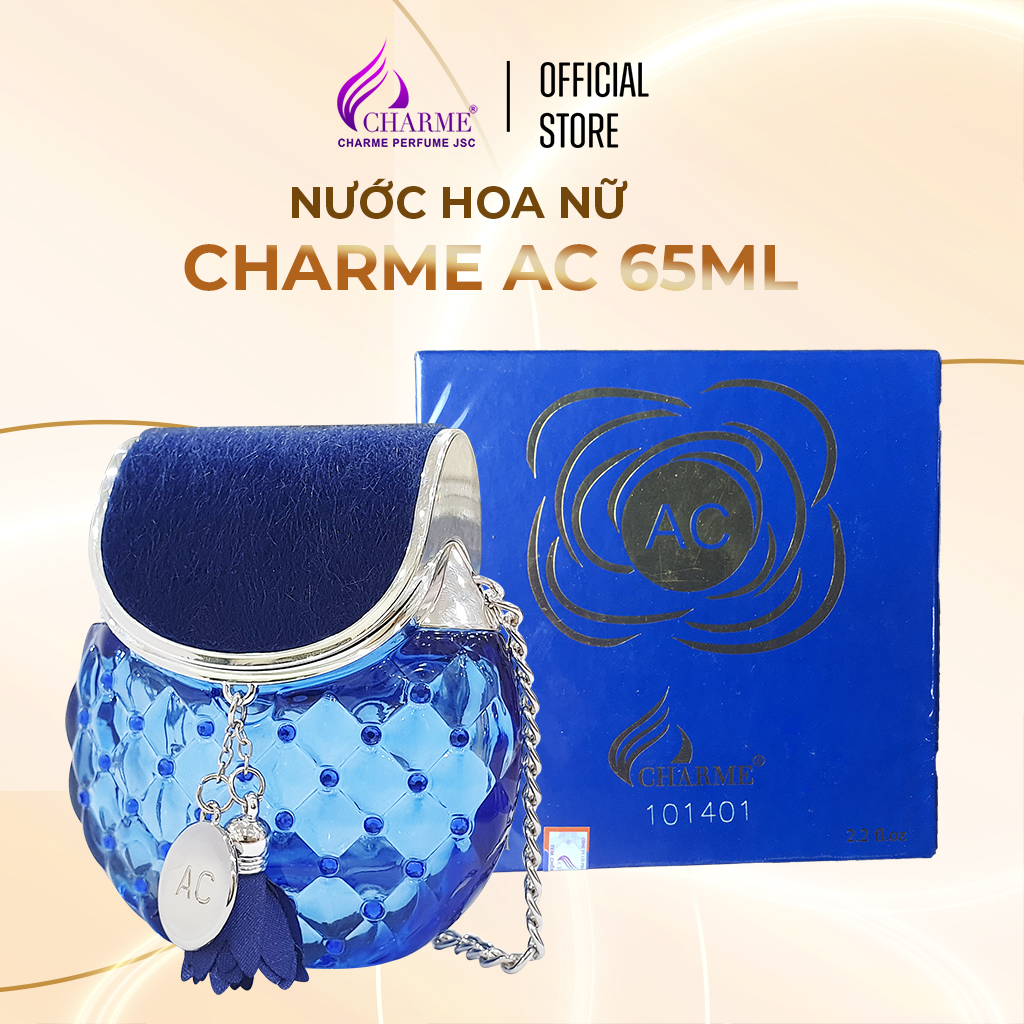 Nước hoa nữ cao cấp, Charme AC, mùi hương tinh tế, quý phái, gợi cảm, tỏa hương suốt ngày dài, 65ml