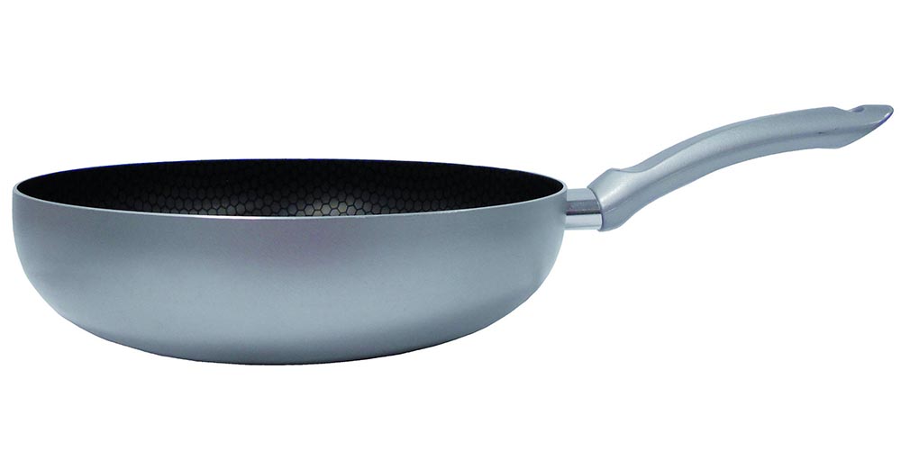 Chảo sâu lòng chống dính đáy từ Blackcube Kapani Rocky 28cm nhập khẩu Italy