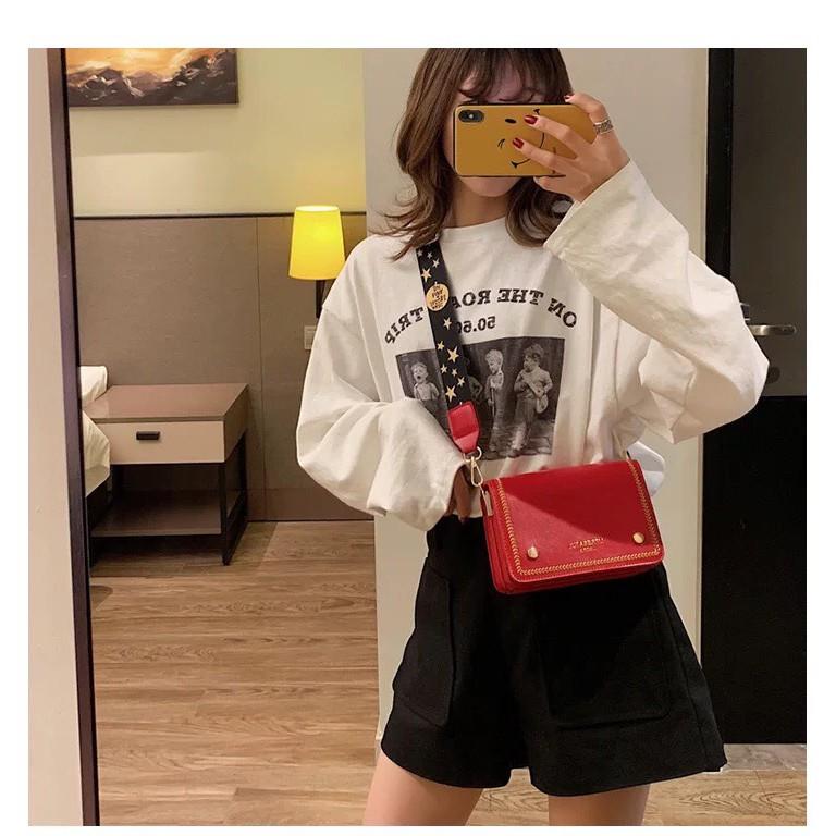 TÚI ĐEO CHÉO MINI ULZZANG THỜI TRANG NỮ CAO CẤP DÂY ĐEO CHÉO LỤA BẢN TO PHỤ KIỆN THỜI TRANG