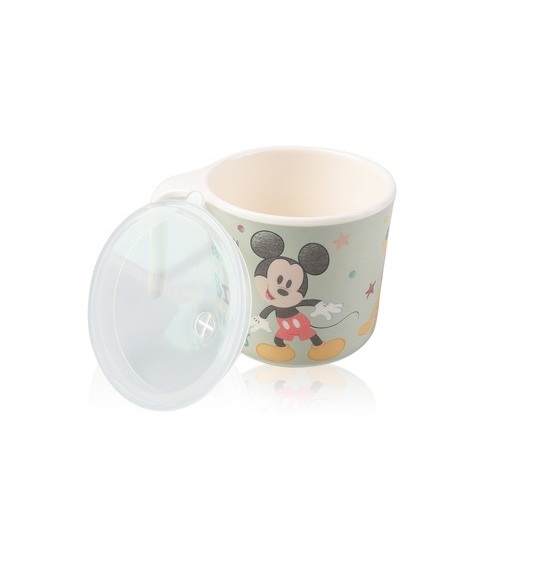 Ly nước có nắp Disney nhựa melamine mới 2022 hình chuột Mickey Mouse cho bé