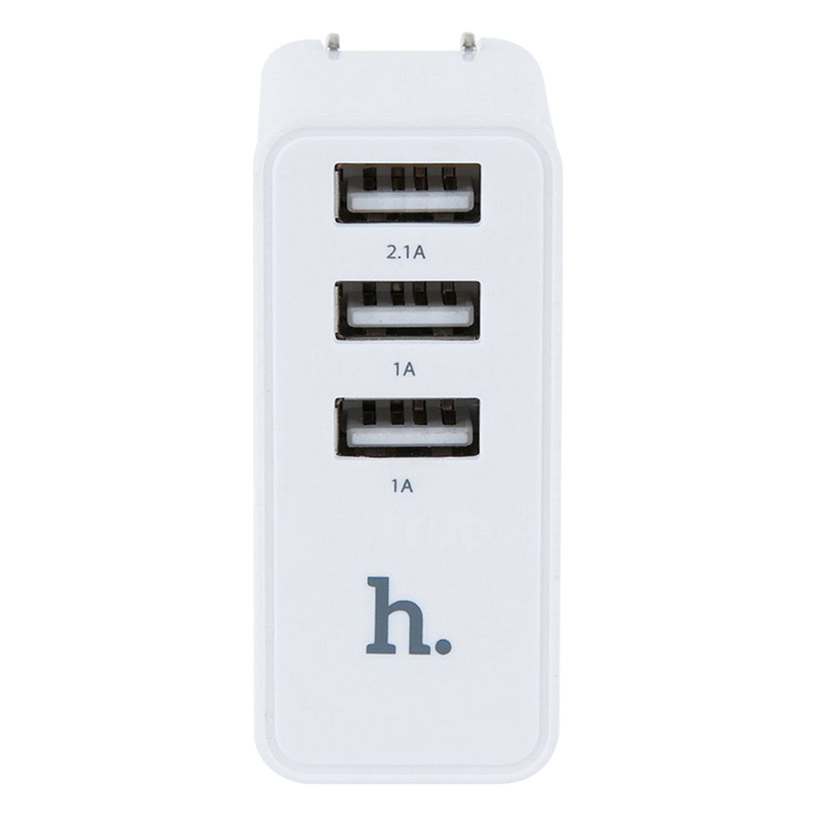 Adapter Sạc Hoco 3 Cổng C1 - Hàng Chính Hãng