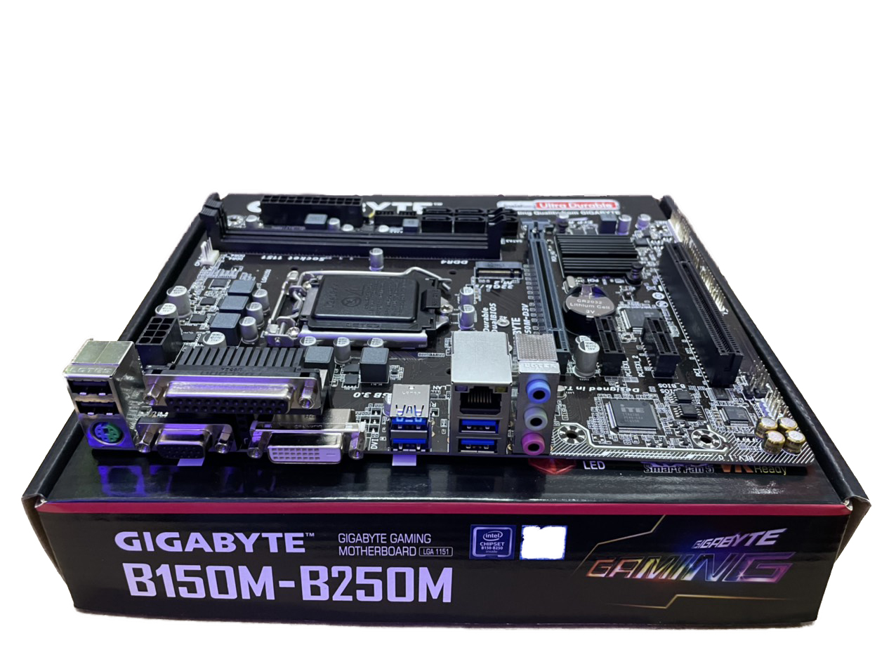 Bo Mạch Chủ Main Gigabyte B150M-D3V (VGA/ SSD M.2) Socket LGA1151 - Hàng Nhập Khẩu