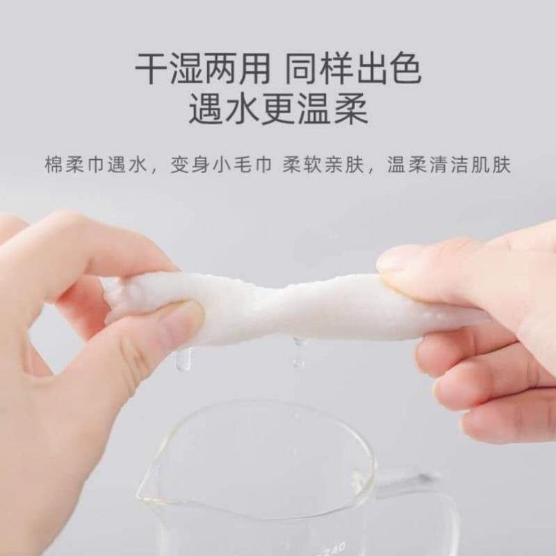 Khăn giấy lau mặt dùng 1 lần,tẩy trang chất liệu 100% bông tự nhiên cao cấp