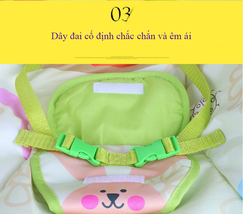 Nôi đưa tự động cho bé có nhạc C3-ST3882