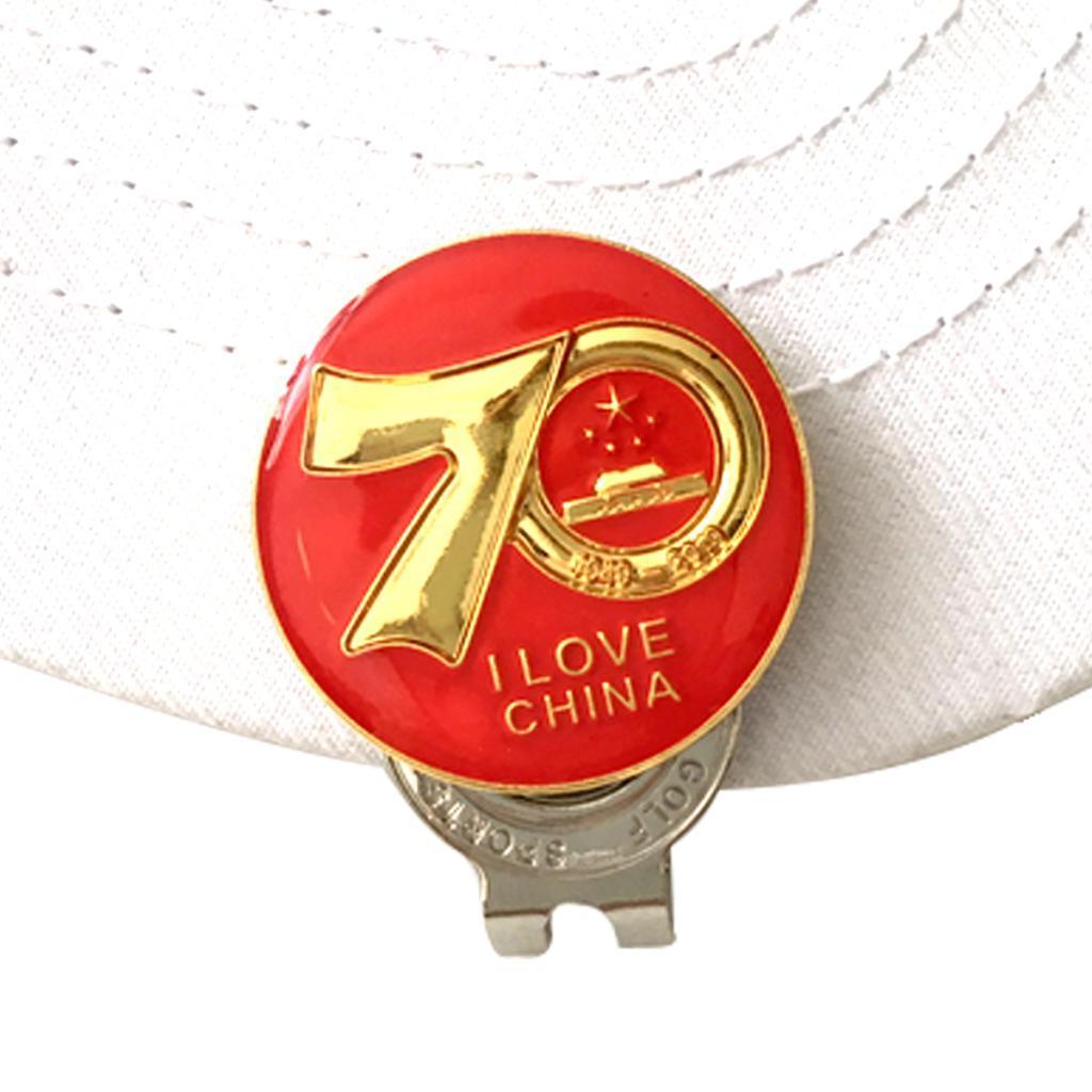 Golf Cap Clip Ball Marker Golf Hat Metal Clamp