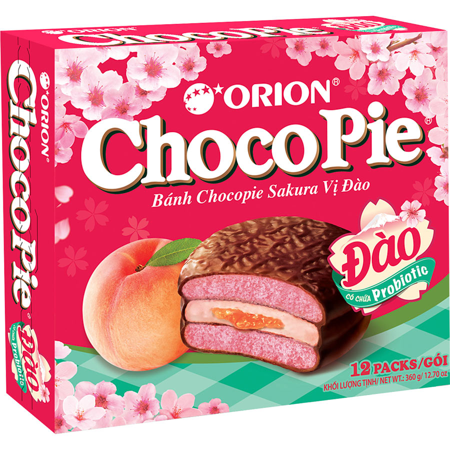 Bánh ChocoPie Sakura Vị Đào