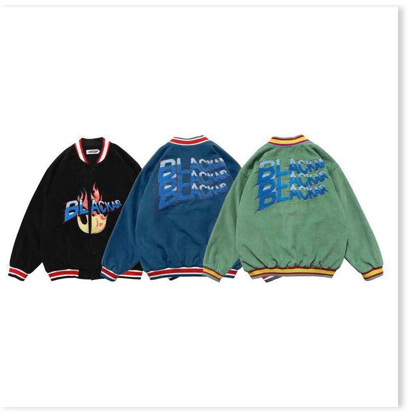 ÁO KHOÁC NHUNG BOMBER UNISEX NAM NỮ KEN BLOCK