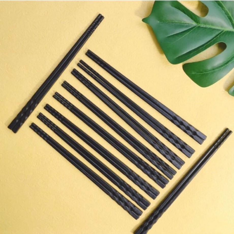 Đũa nhựa phíp đen, hàng chất lượng cao