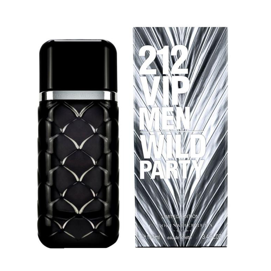 Nước Hoa Nam Carolina Herrera 212 VIP Men Wild Party - Eau De Toilette (100ml)