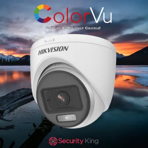 Camera Analog Hikvision ColorVu DS-2CE70DF0T-PFS Có Mic Thu Âm - Hàng chính hãng