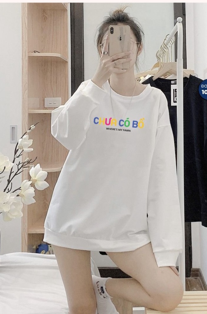 Áo cặp đôi , áo nỉ nam nữ, áo sweater chưa có bồ ấm áp giữ ấm chất lượng