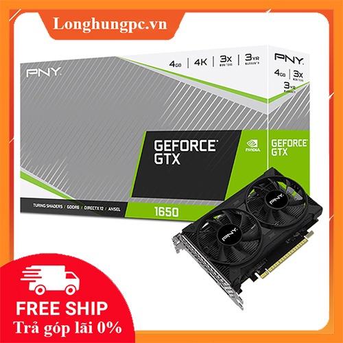 VGA PNY GTX 1650 Dual Fan 4GB (4GB GDDR6, 128-bit, HDMI +DP)