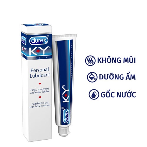 Kem Bôi Trơn Durex KY Jelly 50g - Gốc Nước - Nhập Khẩu Thái Lan - Che Tên Sản Phẩm