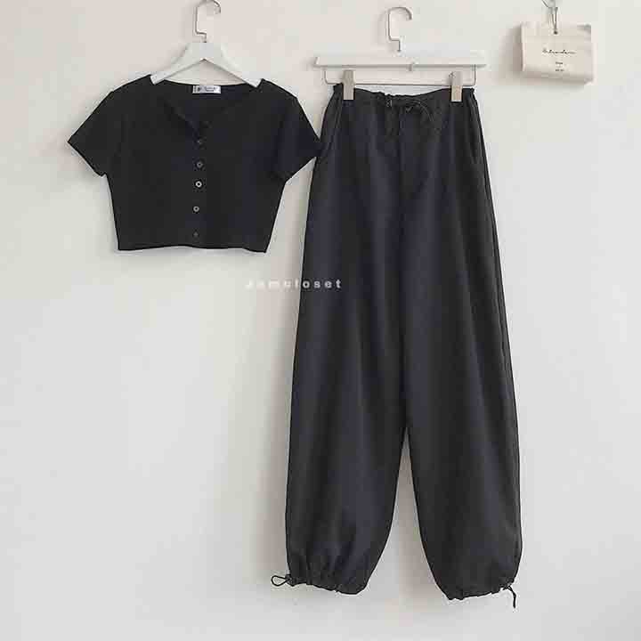 [QN09] Quần nữ ống bó có khóa kiểu dáng jogger thời trang siêu đẹp