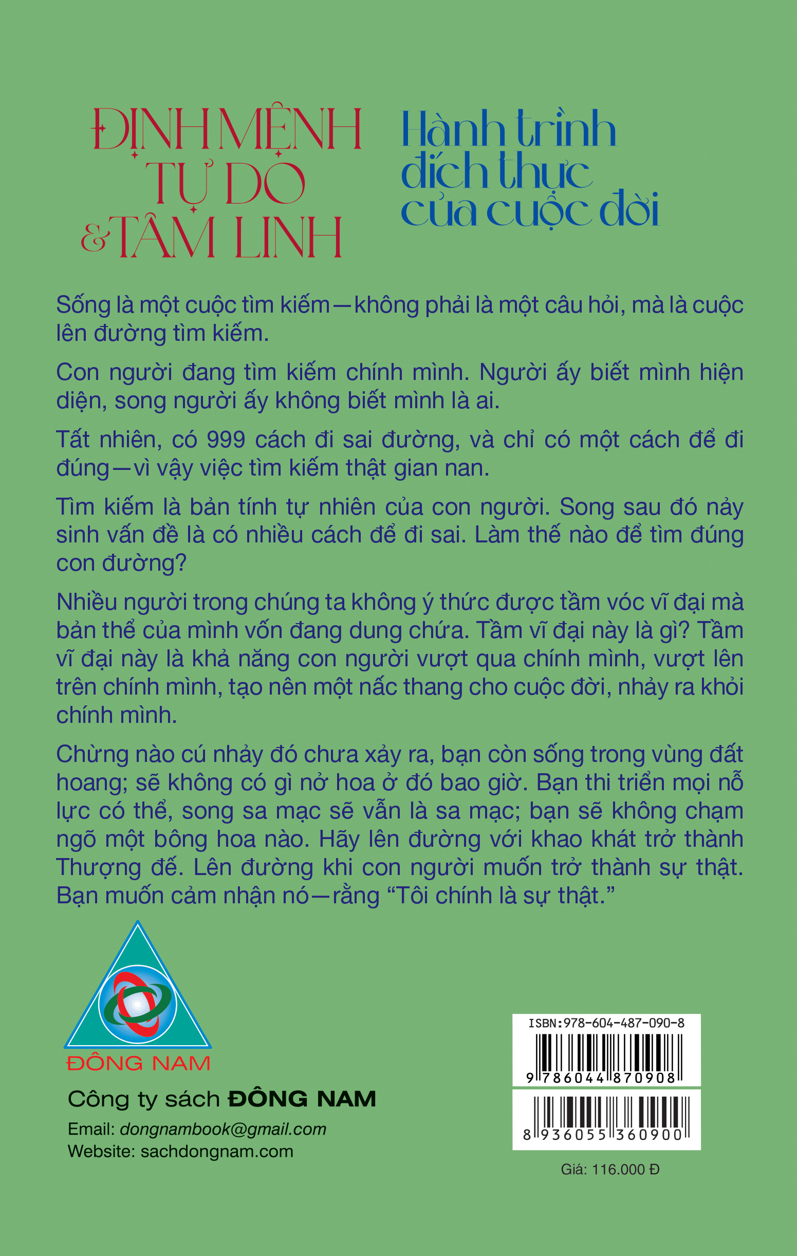 ĐỊNH MỆNH TỰ DO &amp; TÂM LINH - Hành trình đích thực của cuộc đời