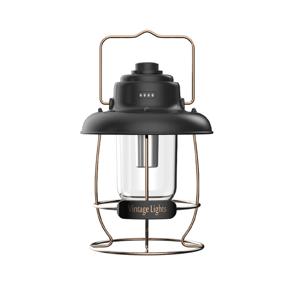 Outdoor Portable Stepless Dimming LED Camping Light USB Rechargeable Bright Lantern Emergency Lamp Street Stall Lighting