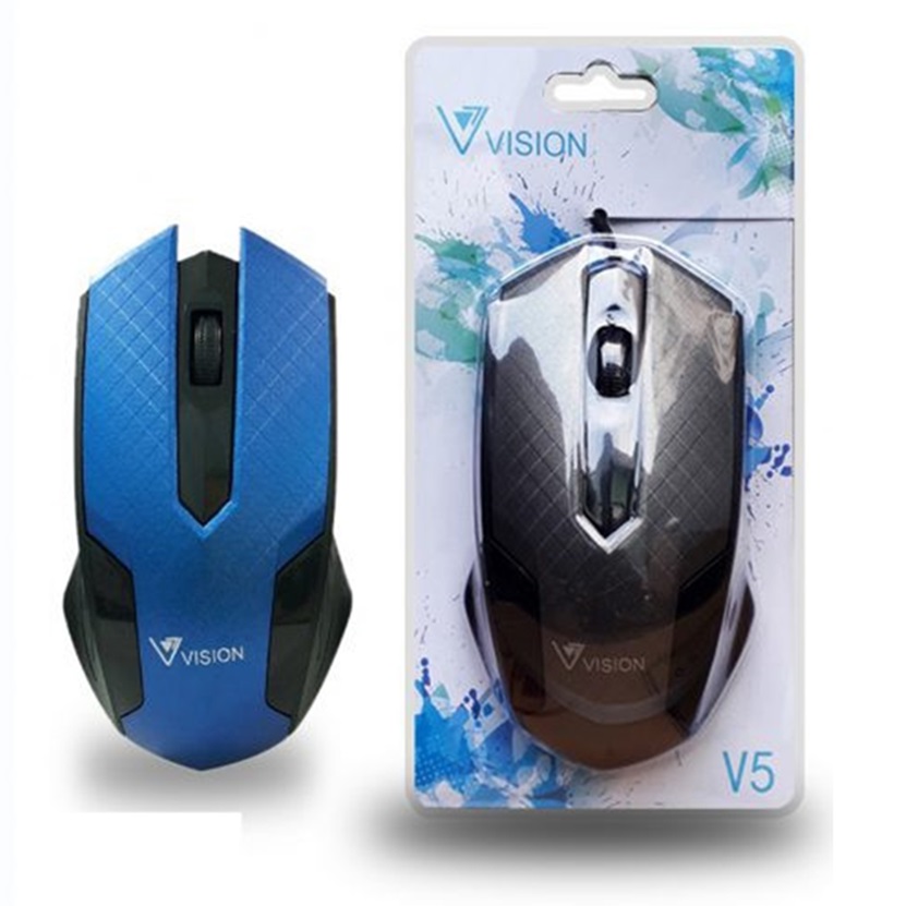 Chuột Máy Tính Có Dây Mouse Vision V5 - HÀNG CHÍNH HÃNG