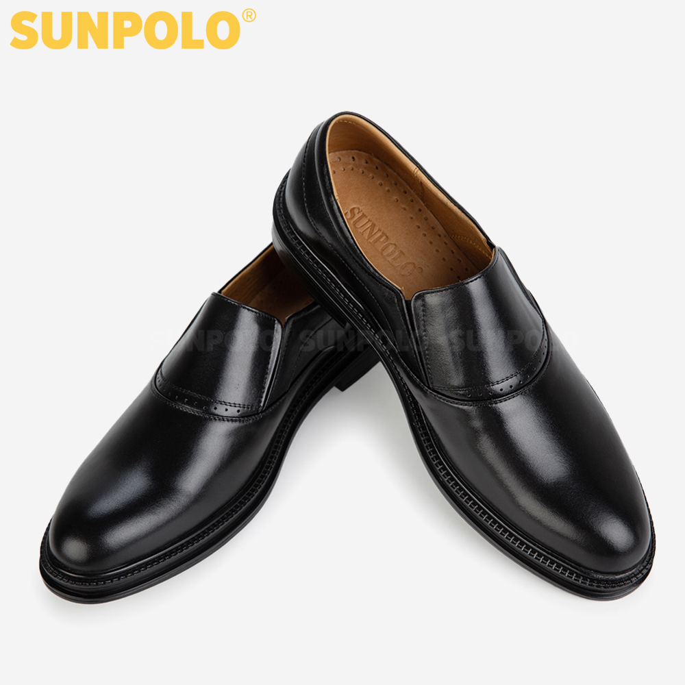 Giày Tây Nam Da Bò Cao Cấp SUNPOLO MU3103
