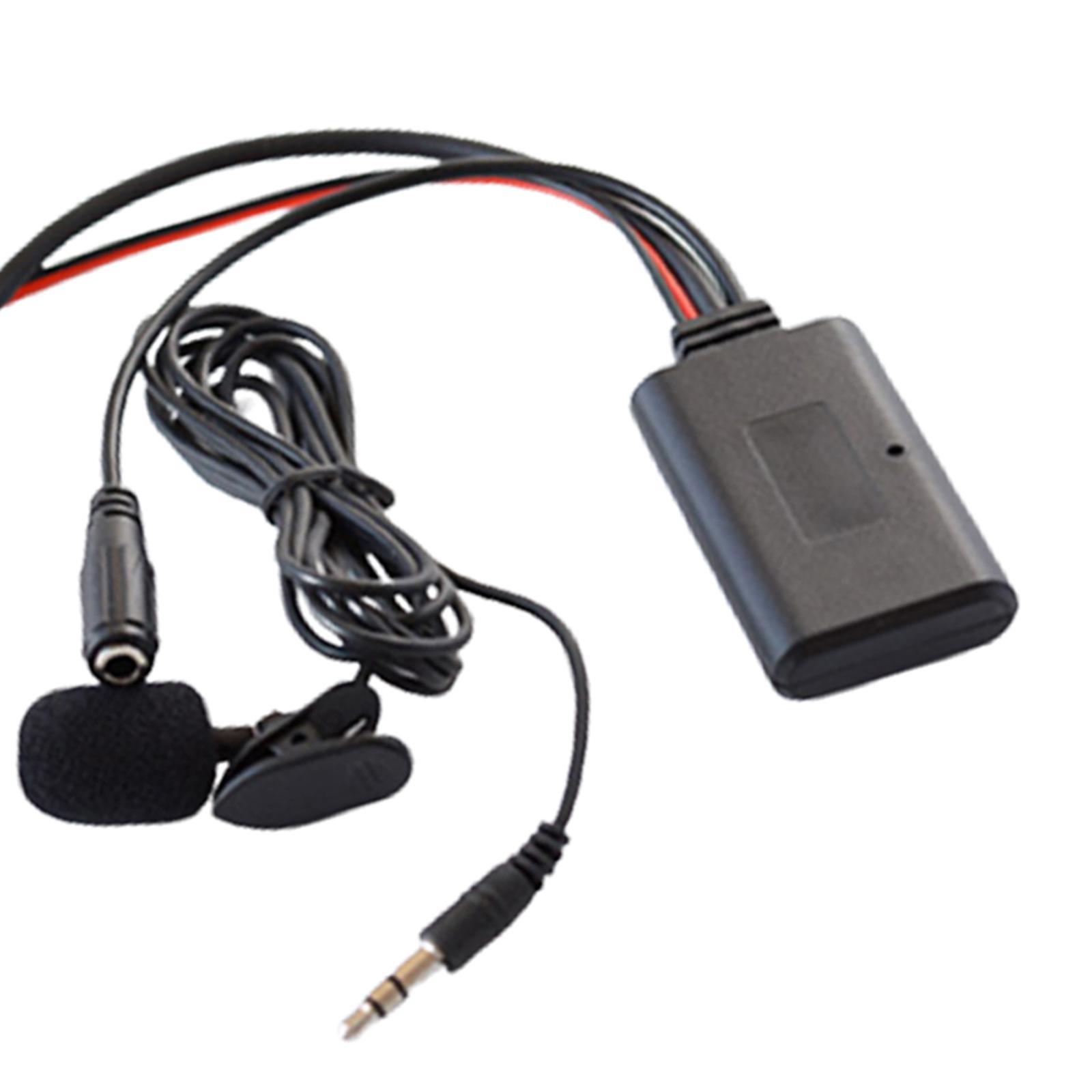 Bluetooth 5.0 Car Stereo AUX Cable Adapter Installation Plug Handsfree AUX Audio Fit for BMW Z4 E85 x3 E83 for COOPER R50 S R53