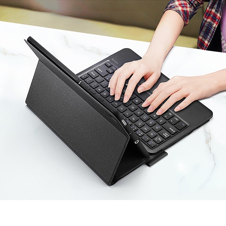 Bao da kèm bàn phím cho SamSung Galaxy Tab S6 Lite chính hãng Dux Ducis có bàn di chuột TrackPad - Hàng chính hãng