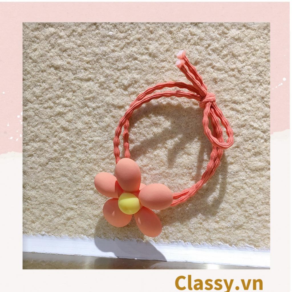 Dây cột tóc Classy phong cách hoa mùa hè PK1618