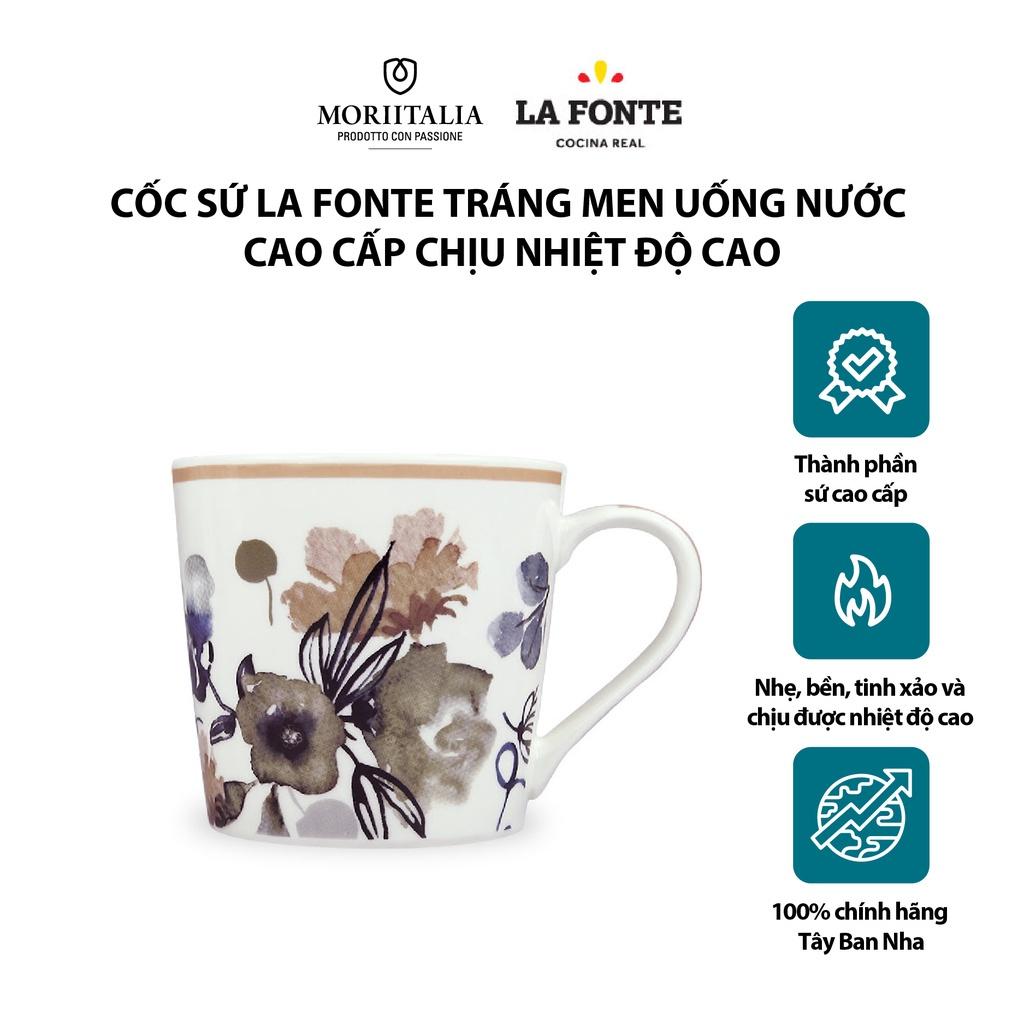Cốc sứ La Fonte uống nước cao cấp chịu nhiệt độ cao 006453-02