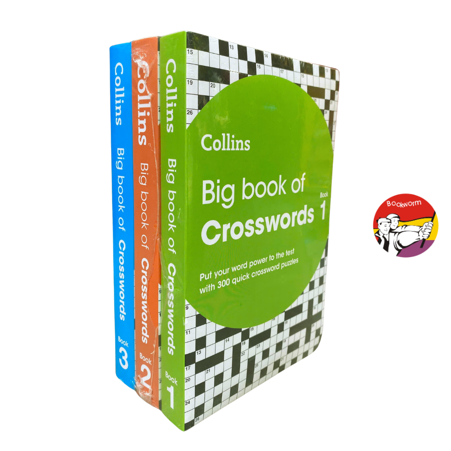 Sách - Big Book of Crosswords (Set 3 Books) | Trò chơi ô chữ / Ngoại văn Nhập khẩu / Sách giải trí
