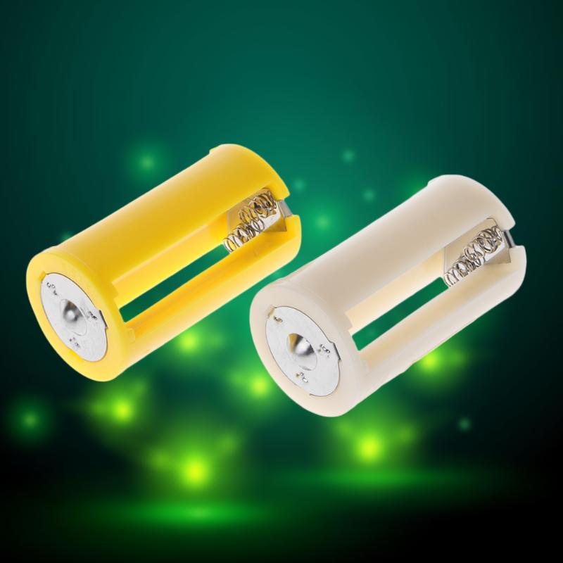 4 CÁI 3 Bộ giữ pin Kích thước AA đến D Bộ chuyển đổi Bộ chuyển đổi Bộ chuyển đổi Bộ chuyển đổi Hộp nhựa Màu sắc: Vàng