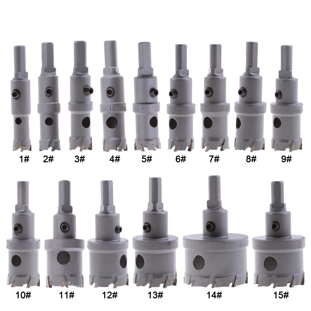 2x Carbide 20mm 25mm Drill Bit Holesaw Cutter Ceramic Cutting Tool