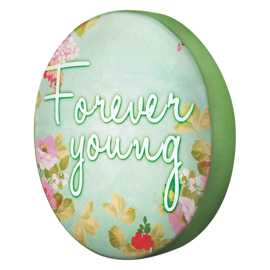 Gối tròn Forever Young - GOVT010