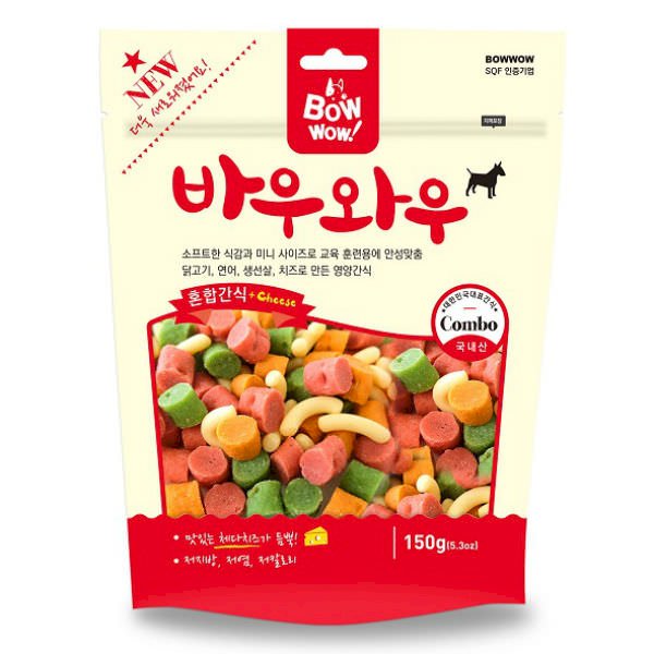 Snack Hỗn Hợp Cho Chó Bowwow MX-MS-150 (150g)