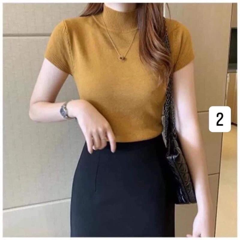 QC243 ÁO LEN NGẮN TAY