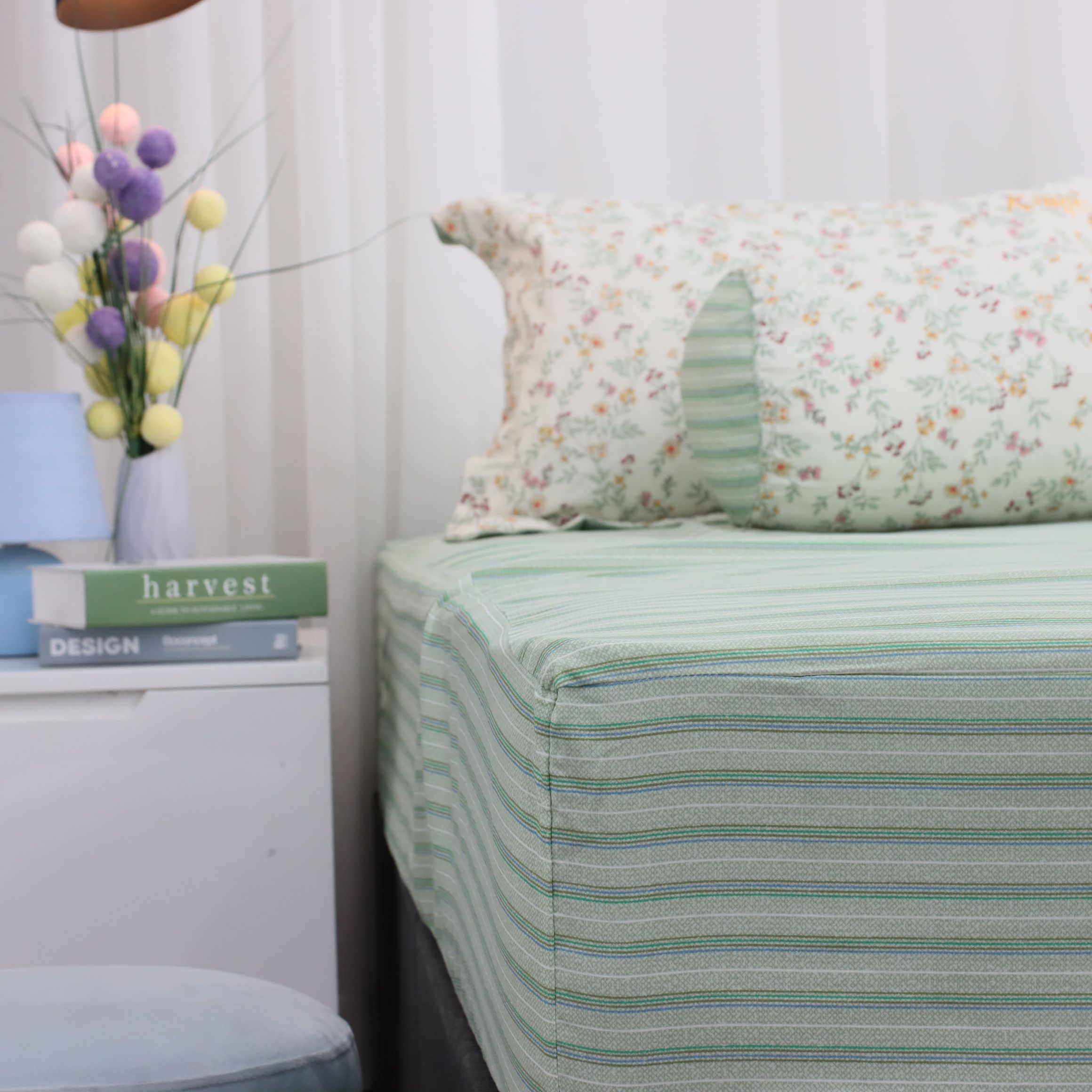 Bộ ga giường K-Bedding KMTP302 chất liệu Microtencel mềm mại, thoáng mát