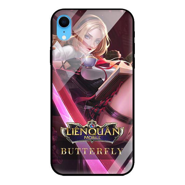 Ốp kính cường lực cho iPhone XR Liên Quân Butterfly - Hàng chính hãng