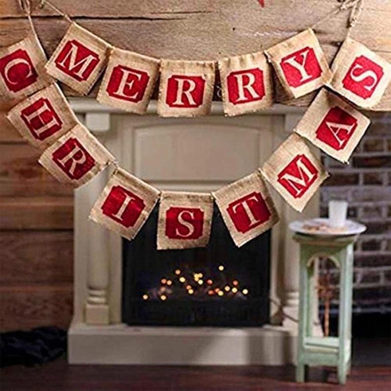 Set 2 Banner Trang Trí Giáng Sinh